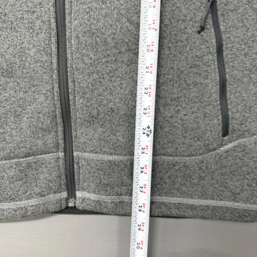 The‎ North Face Gordon Lyons Full Zip Hoodie Grey Heather Fleece Jacket Large